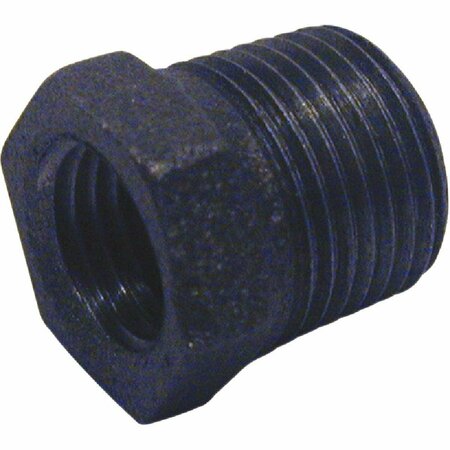 B&K 1/2 In. x 3/8 In. Hexagon Black Iron Bushing 521-932BG